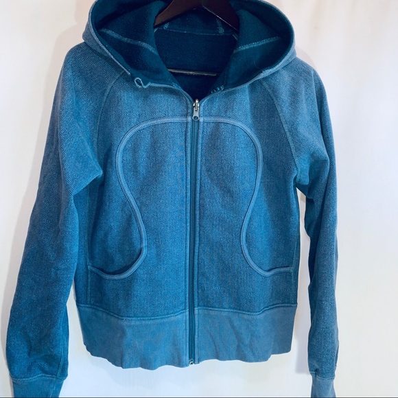Lululemon Athletica Blue Scuba Hoodie 10 - Picture 4 of 8